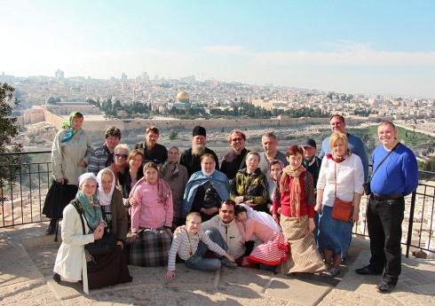 Вид на город Иерусалим с Елеонской горы